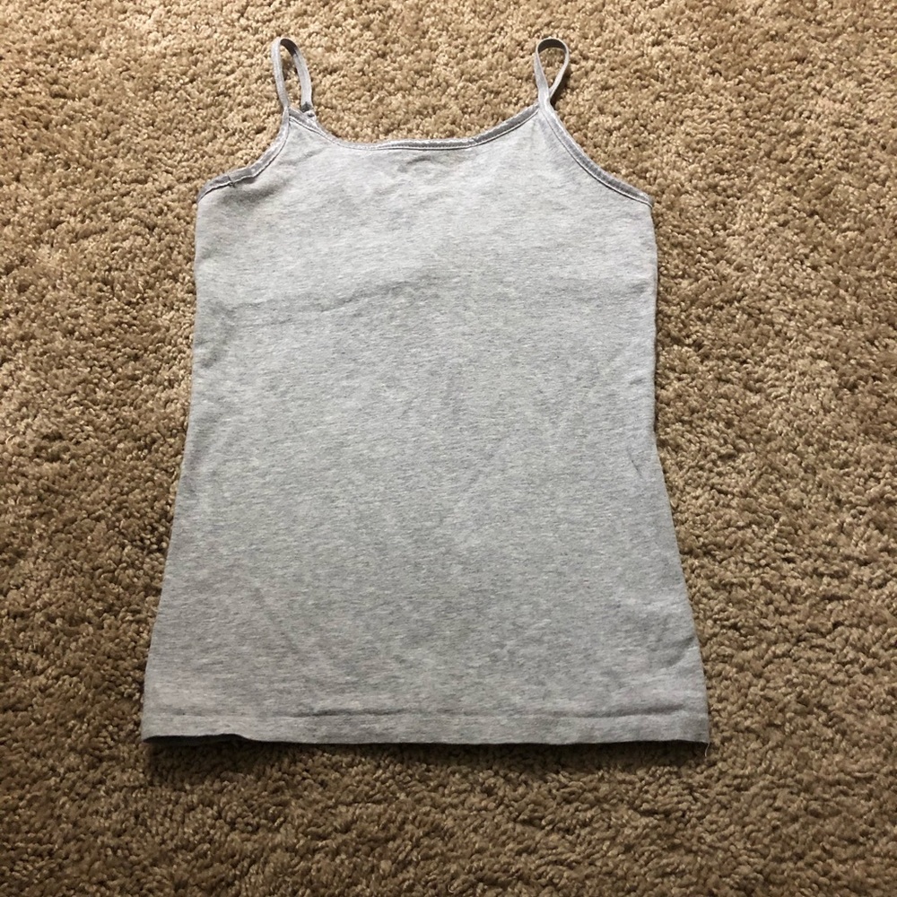 Plain gray cami